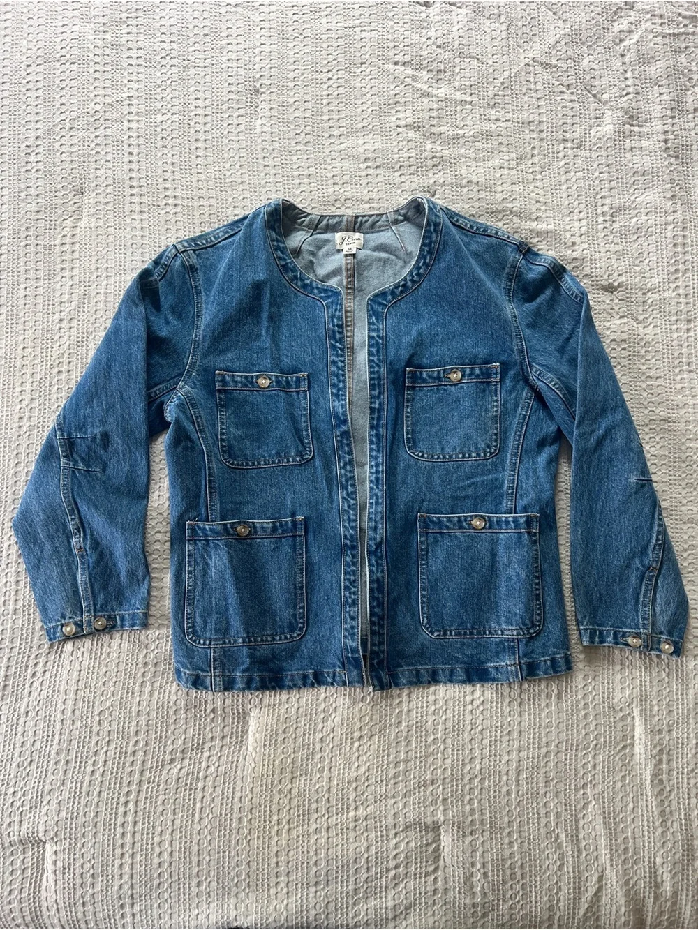 J.Crew Simone Relaxed Denim Jacket – Size M – Like New